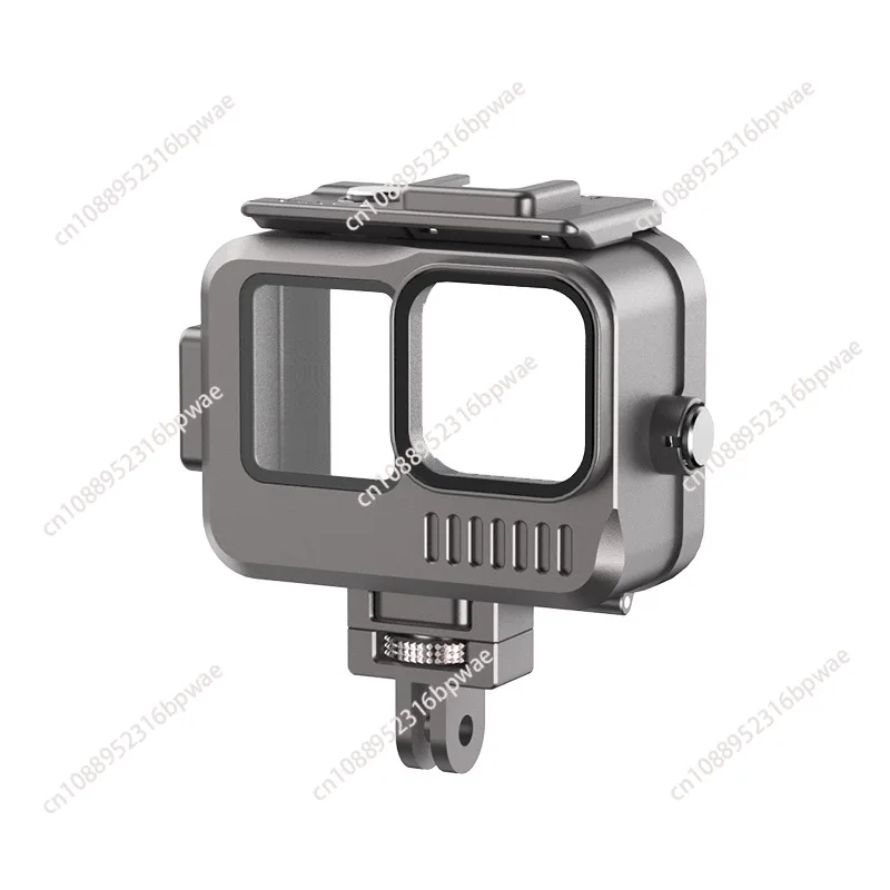 

Newly upgraded Gopro12/11/10/9 Black aluminum alloy waterproof case, diving case