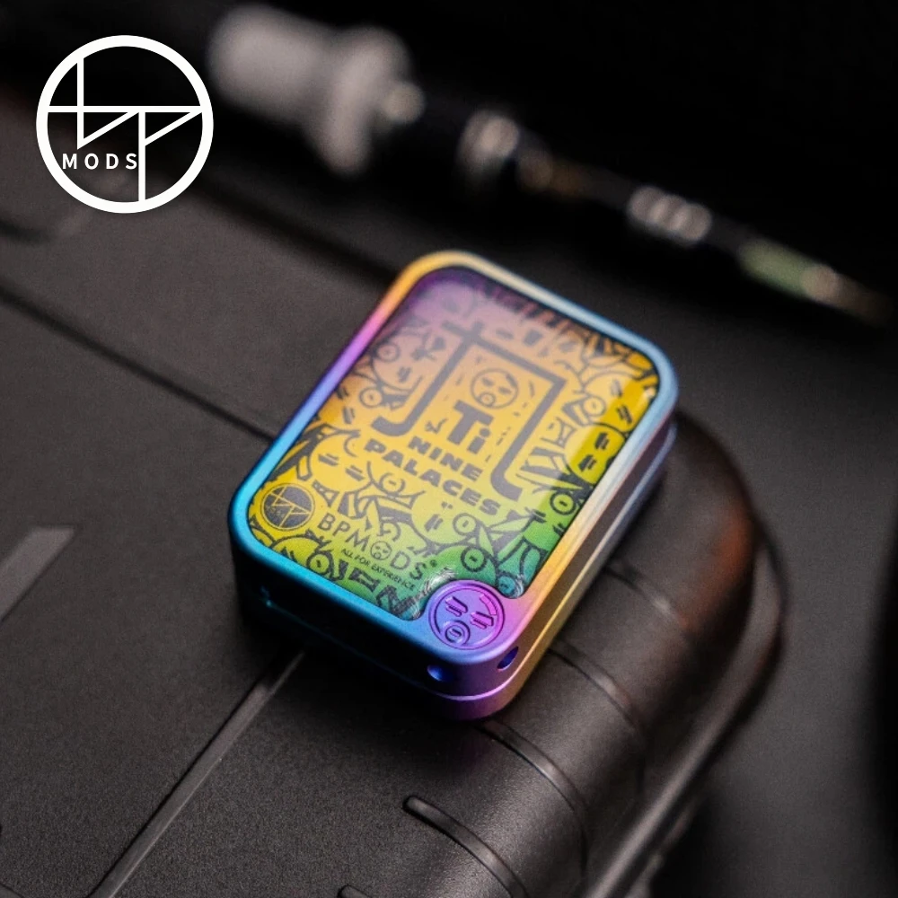 BPMODS EDC Nine Palace Titanium Fidget Slider Stress Relief Toy Fidget Toys For Adults Anxiety Relief Gadgets Original Designs