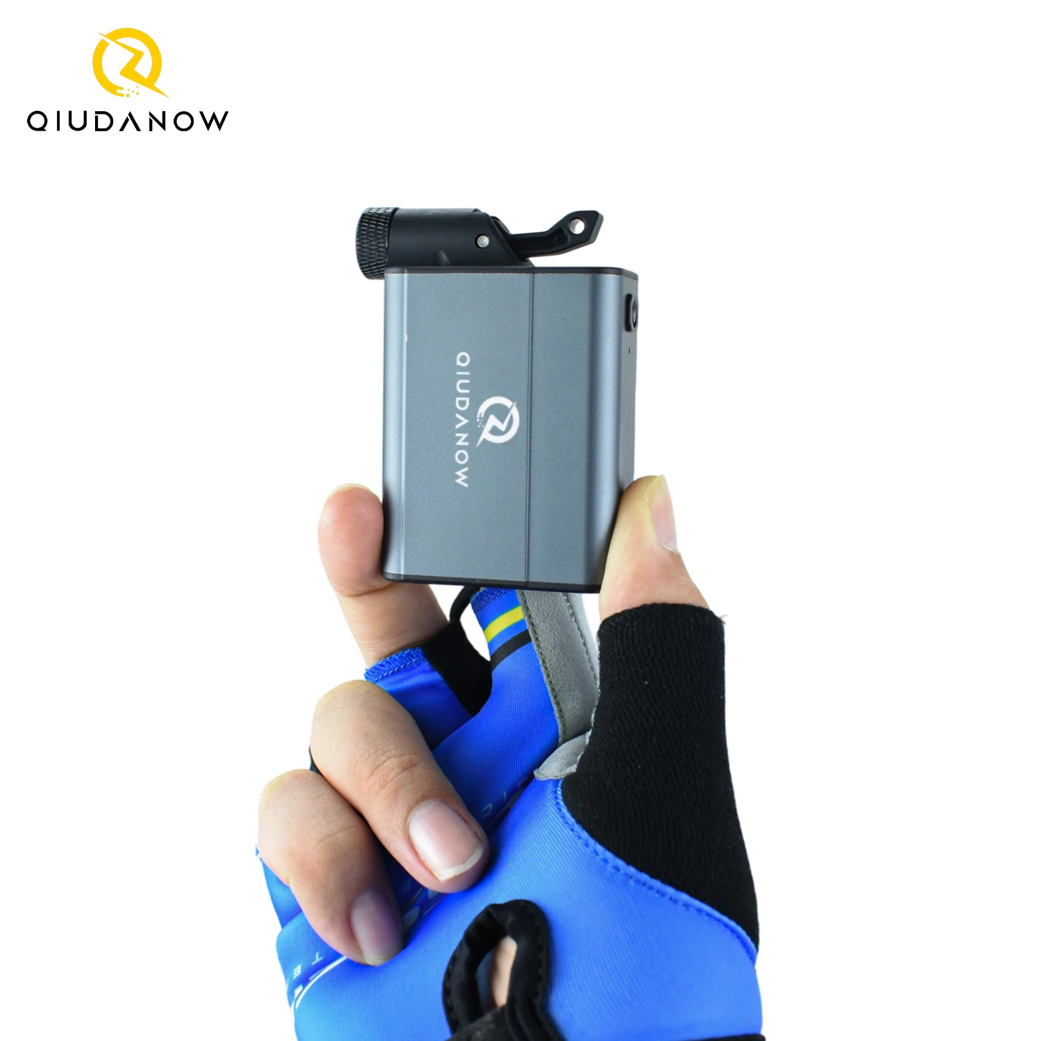 

QIUDANOW 130 PSI Portable electric bike pump for mountain bike Schrader & Presta Value Compatible with Type-C charging