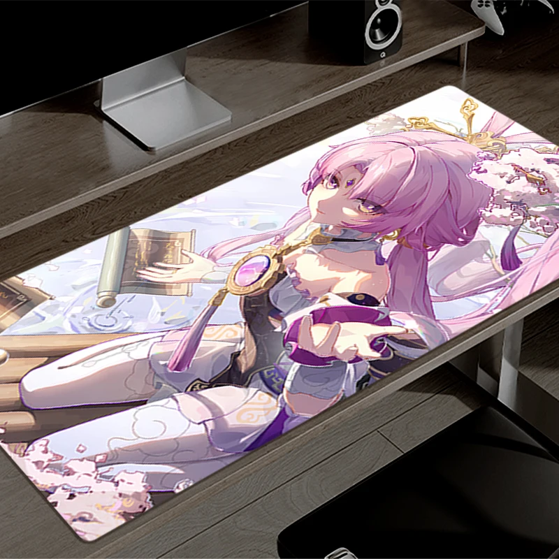 Mouse Pad Honkai: Star Rail Fu Xuan Rubber Edge locking mousepads Game play mats notebook computer Pad table mat PC carpet XXXL