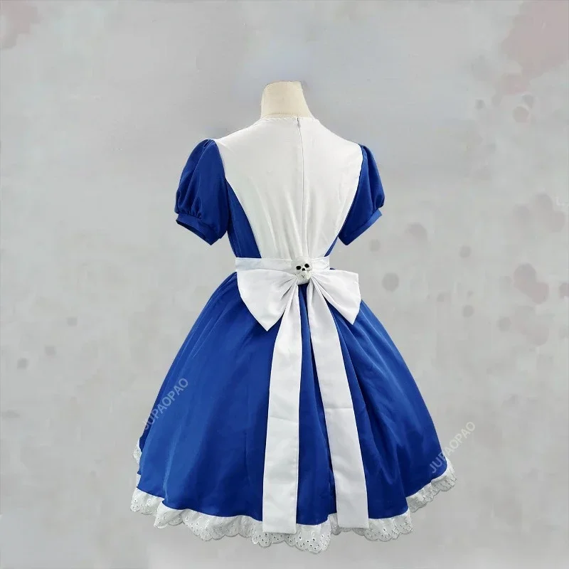 Japanse Game Lolita Cosplay Kostuum Halloween Meid Jurk Anime Meisje Carnaval Verkleed Feest Carnaval Toneelkostuum