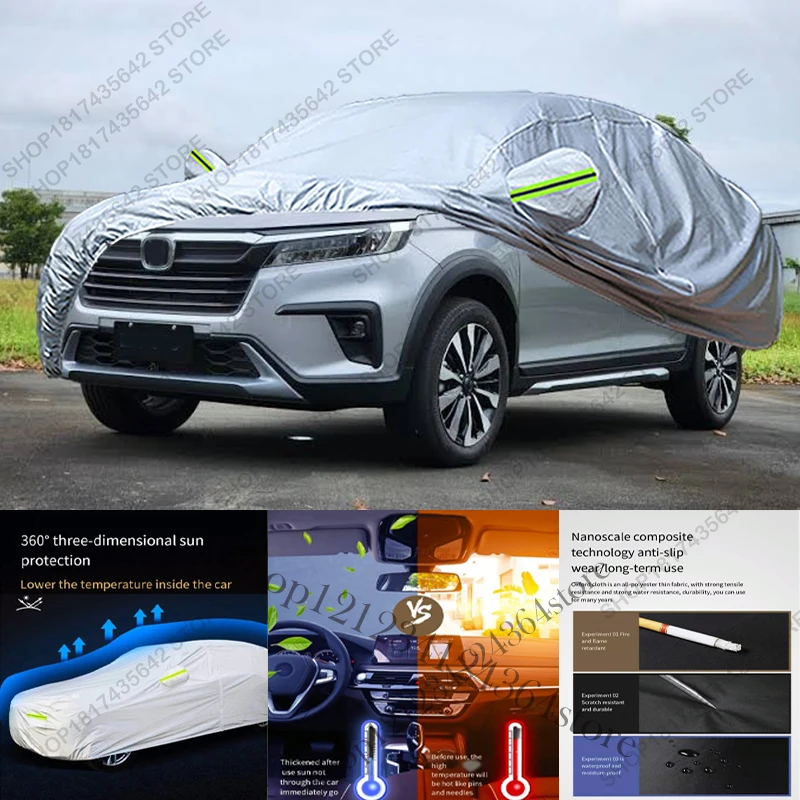 Full Car Cover Compatible with Honda BR-V 2022-2025 All-Weather Sun Rain UV Dust Proof Rain Outdoor Indoor Protect
