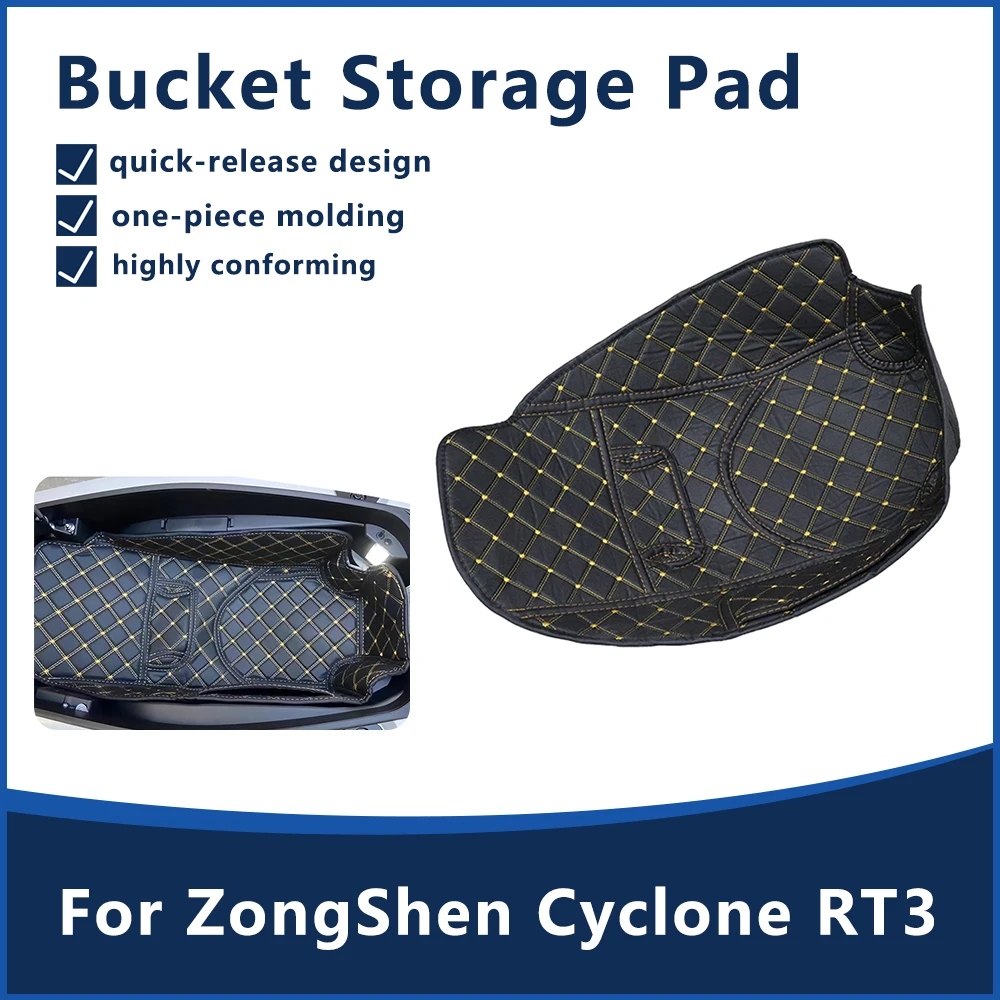 

For ZongShen Cyclone RT3 Motorcycle Seat Storage Luggage Trunk Inner Pad Anti-Scratch Box Liner Protector Accessories