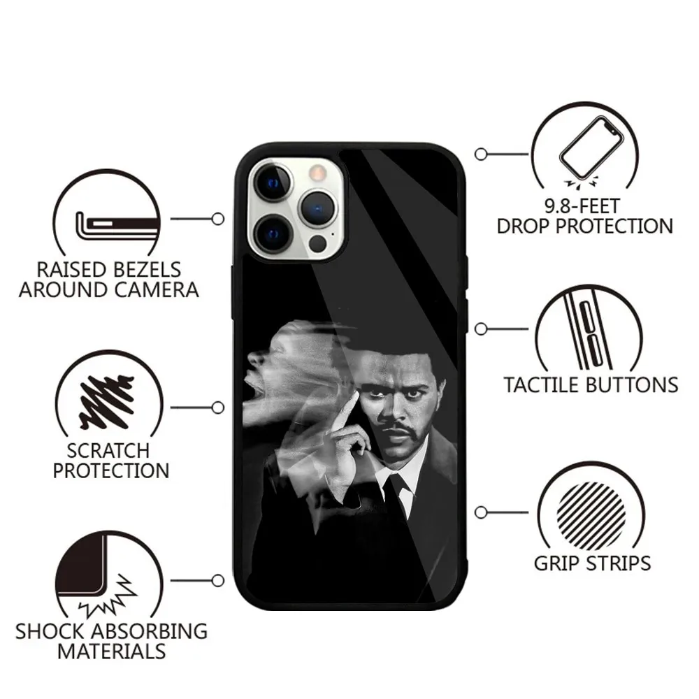 Singer The W-Weeknd Xo Phone Case For iPhone 16,15,14,13,12,11,Plus,Pro,Max,Mini Magsafe Magnetic Wireless Charging