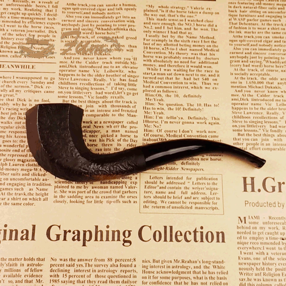 Handmade Shinan Wood Pipe Classical Solid Wood Smokeware Smoking Tobacco Pipe Black Red