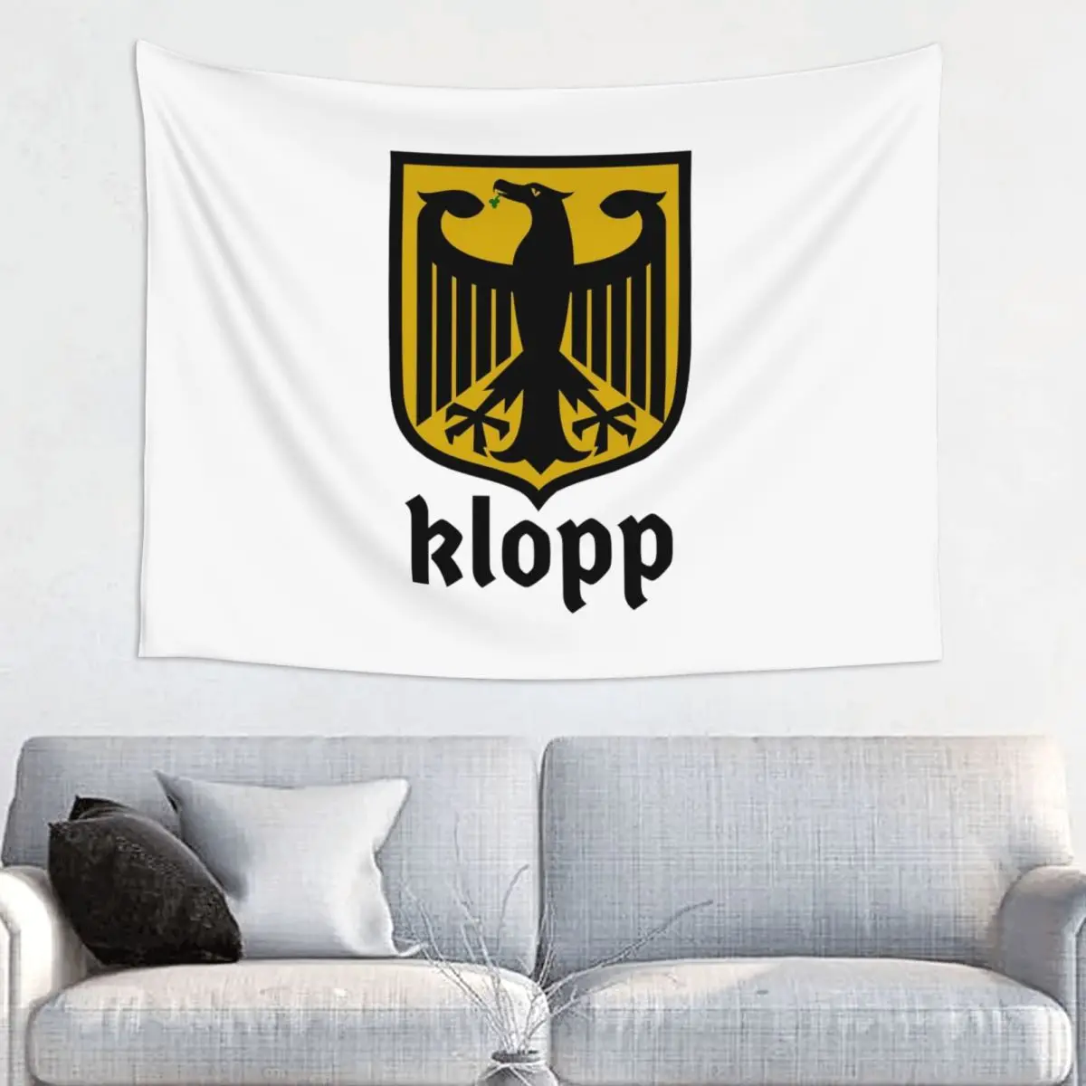 German Jurgen Klopp Tapestry Wall Hanging Hippie Polyester Tapestry Boho Decoration Home Decor for Living Room Bedroom Yoga Mat