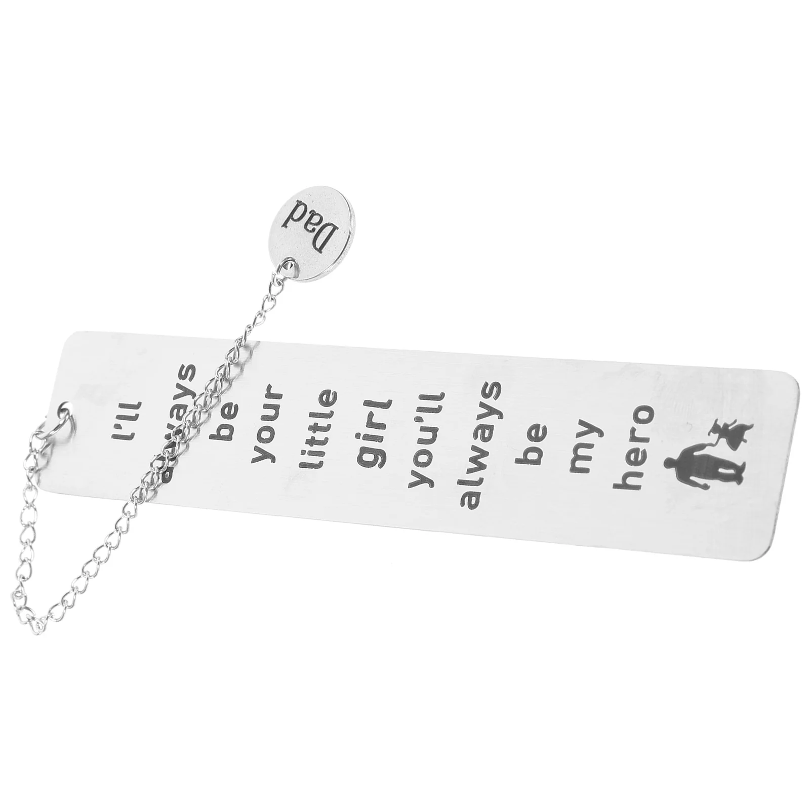 

Stainless Steel Bookmarks Creative Design Lightweight Father's Day Gifts Book Marker For Reading Metal Bookmark Student Supplies
