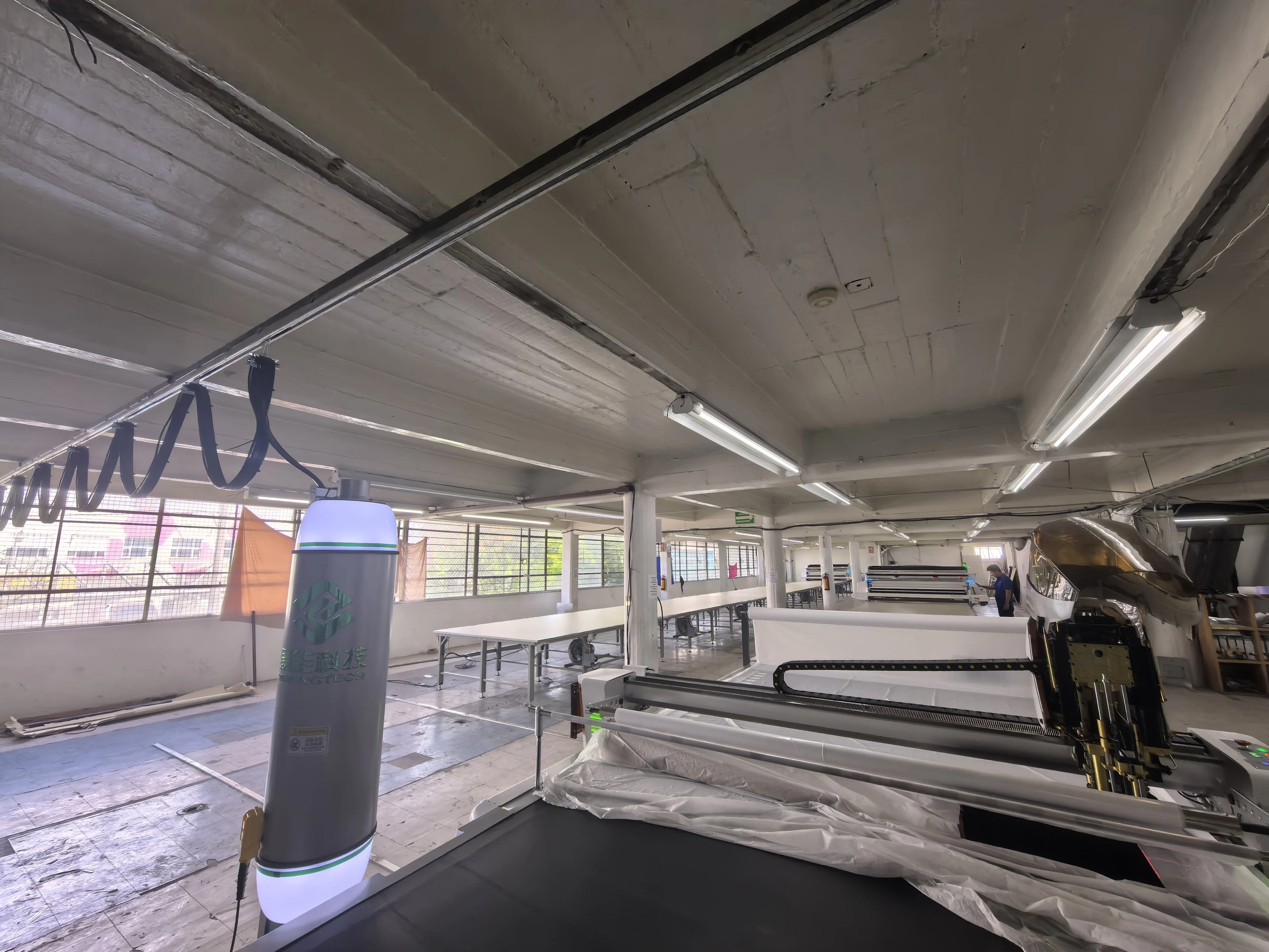 Prodotto per macchinari tessili Spalmatrice per pizzo e ciniglia con cuscinetti e motori per componenti principali