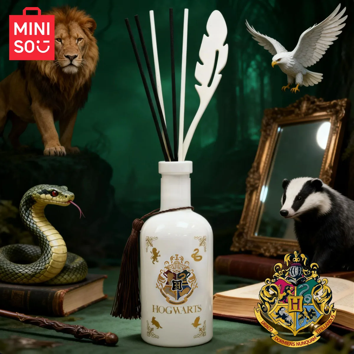 

Ароматическая лампа Miniso x Harry Potter Co-Branded Series без огня, с длительным ароматом, идеально подходит для встреч