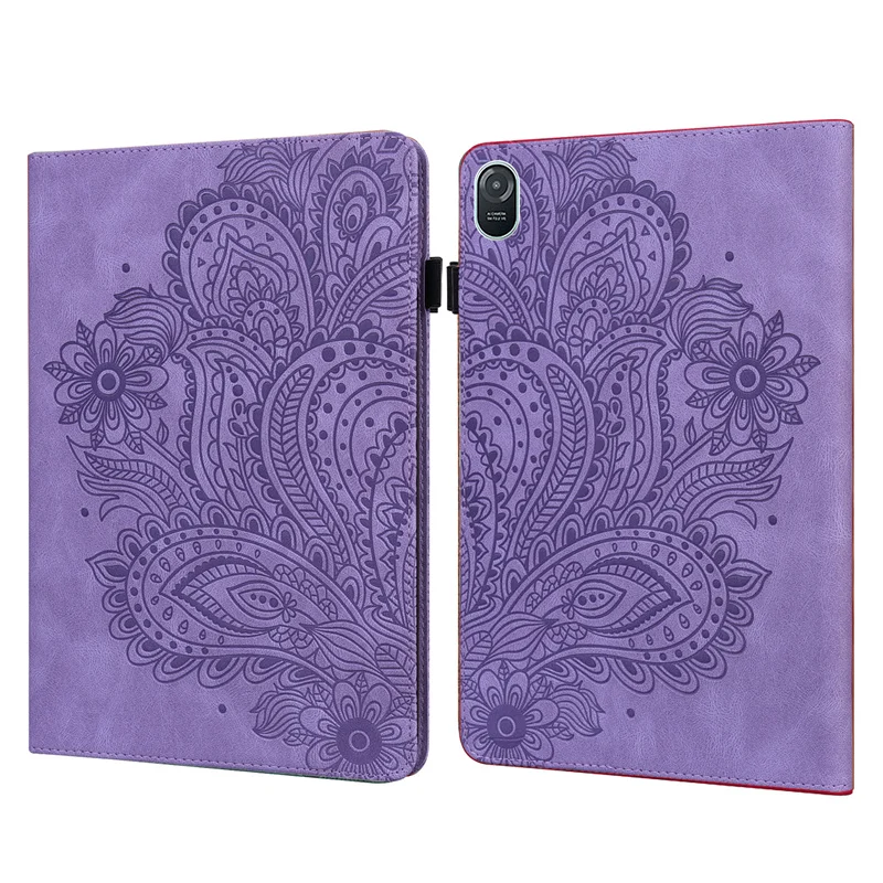 Etui dla Honor Pad 8 Etui 12 "wytłaczany stojak skórzany PU Tablet Funda dla Honor Pad 8 Case Coque 12 inch — zdjęcie 3