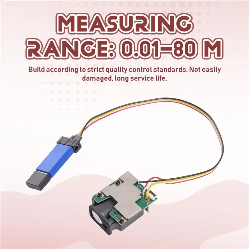 AB25-Laser Sensor Infrared Lidar Displaced Module Distance Measurement Electronic Component For Competition Projects
