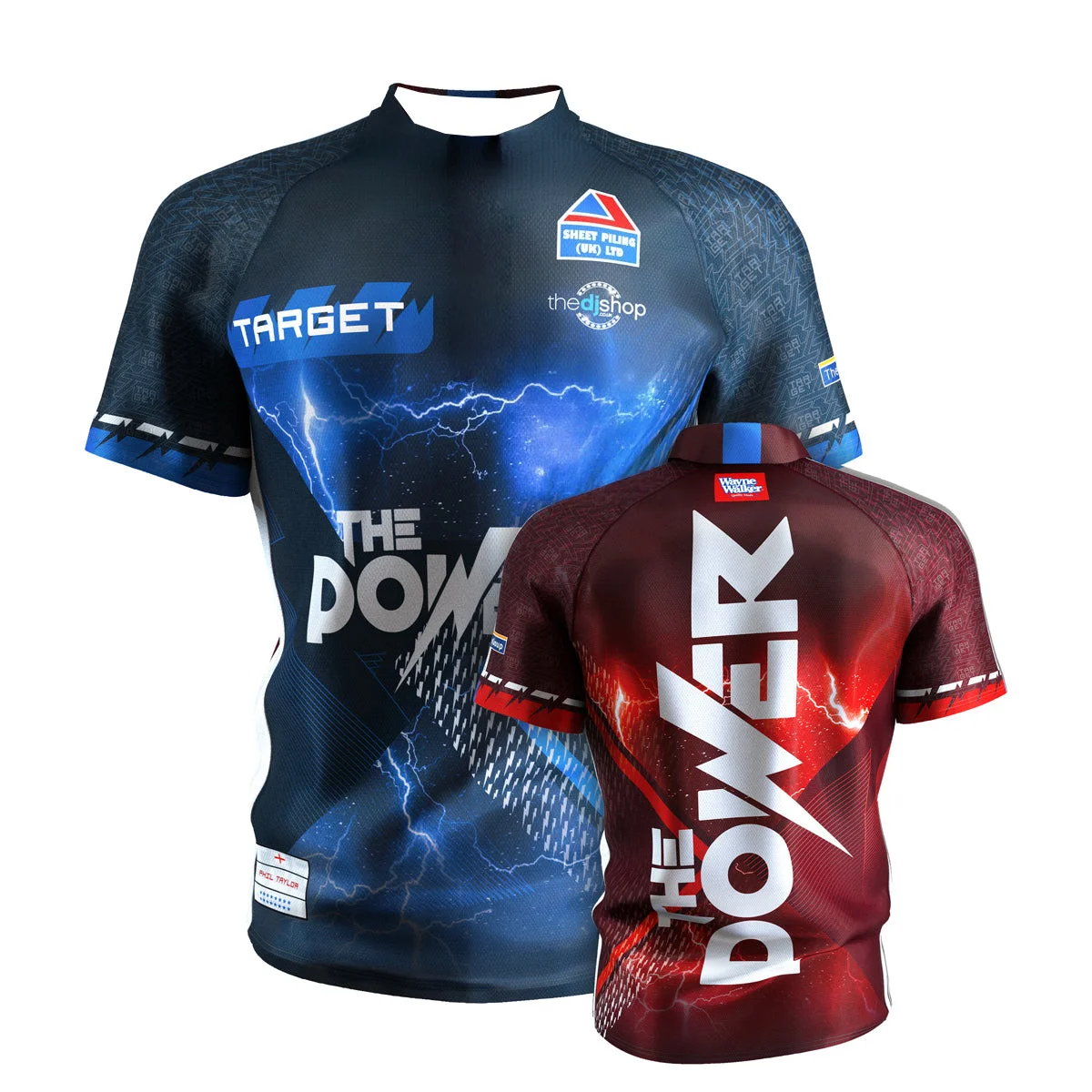 Phil Taylor The Power Darts Shirt 2025 Target Professional Match Jersey Breathable Quick-Dry Sportswear