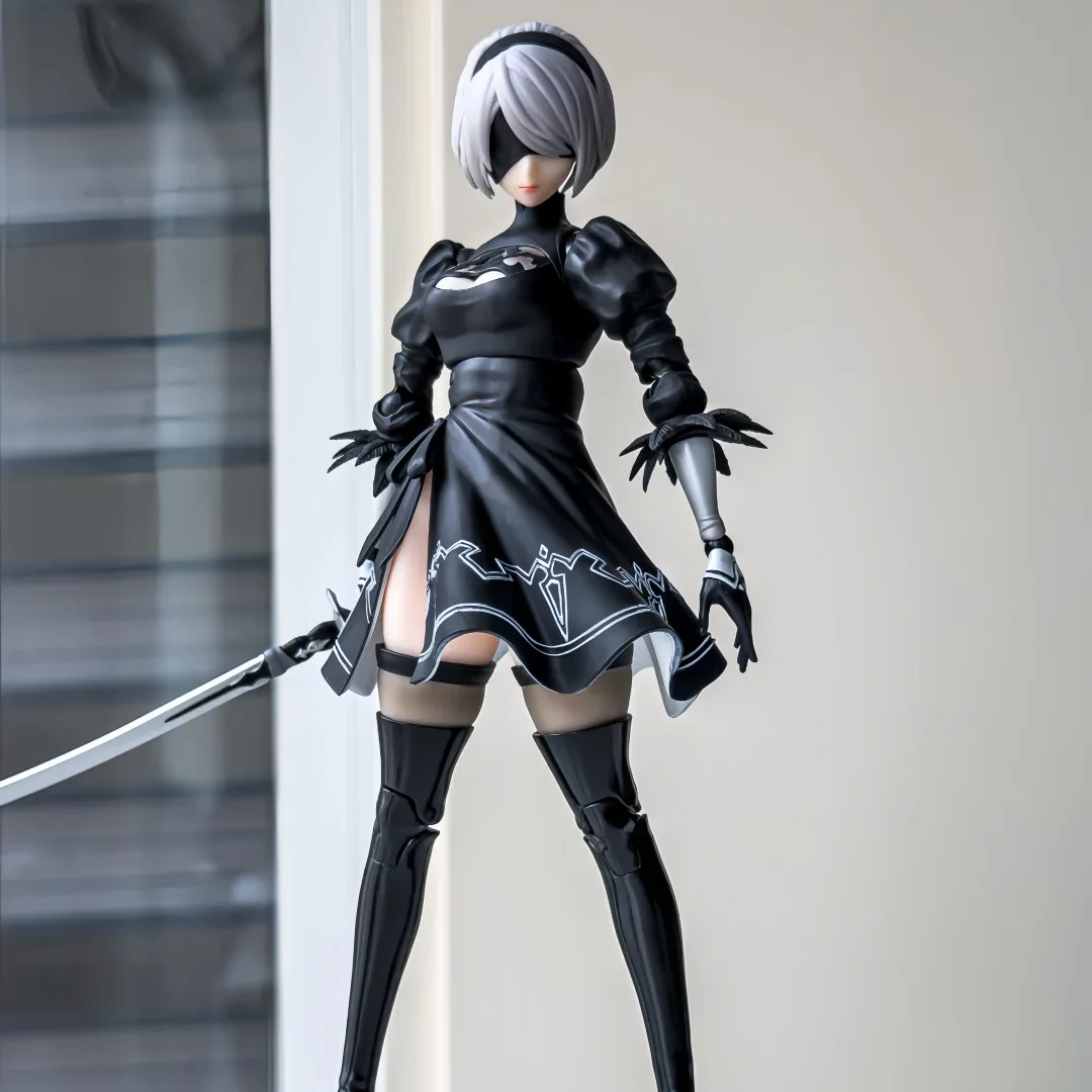 Nueva Figura de Anime Nuclear Gold Reconstructed Animester Nier Automata Ver1 1a Yorha No.2 Tipo B, Colección de Modelos de Anime, Figuras Articuladas