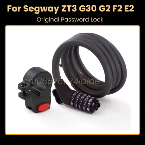 Original 5 Digit Code KickScooter Password Anti-theft Lock For Segway ZT3 Pro G3 G2 G30 E22 F2 E2 Electric Scooter Accessory