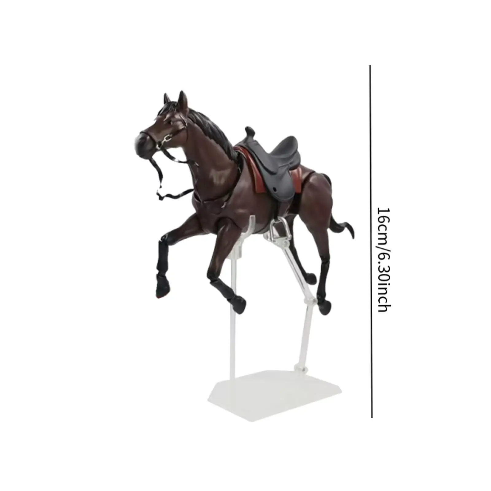 Statue de cheval réaliste, décoration d'intérieur créative, animal de ferme, collection, figurine de poney, modèle pour cadeau d'anniversaire pour enfants