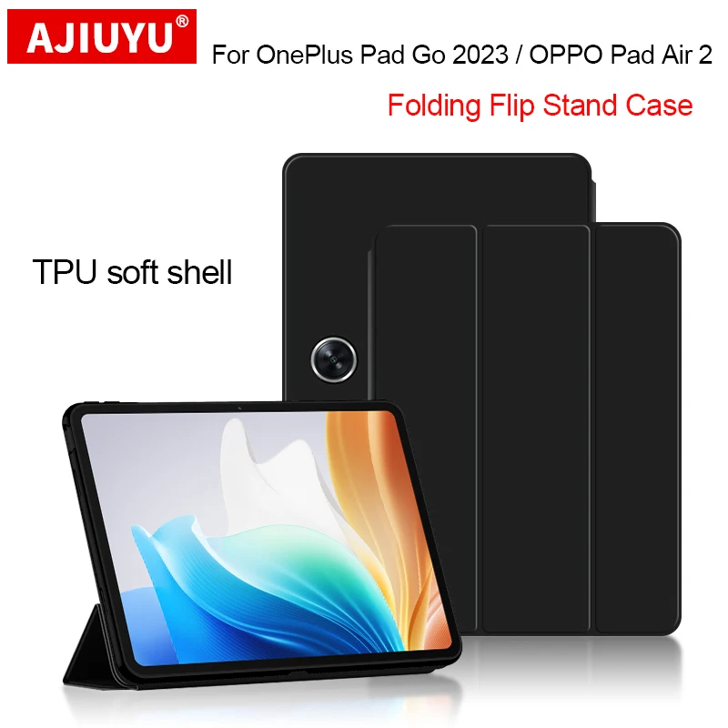 

Чехол для планшета OPPO Pad Air 2, умный кожаный чехол 11,4 дюйма, чехол для OnePlus Pad Go 2023, защитный флип-чехол 11,35 дюйма