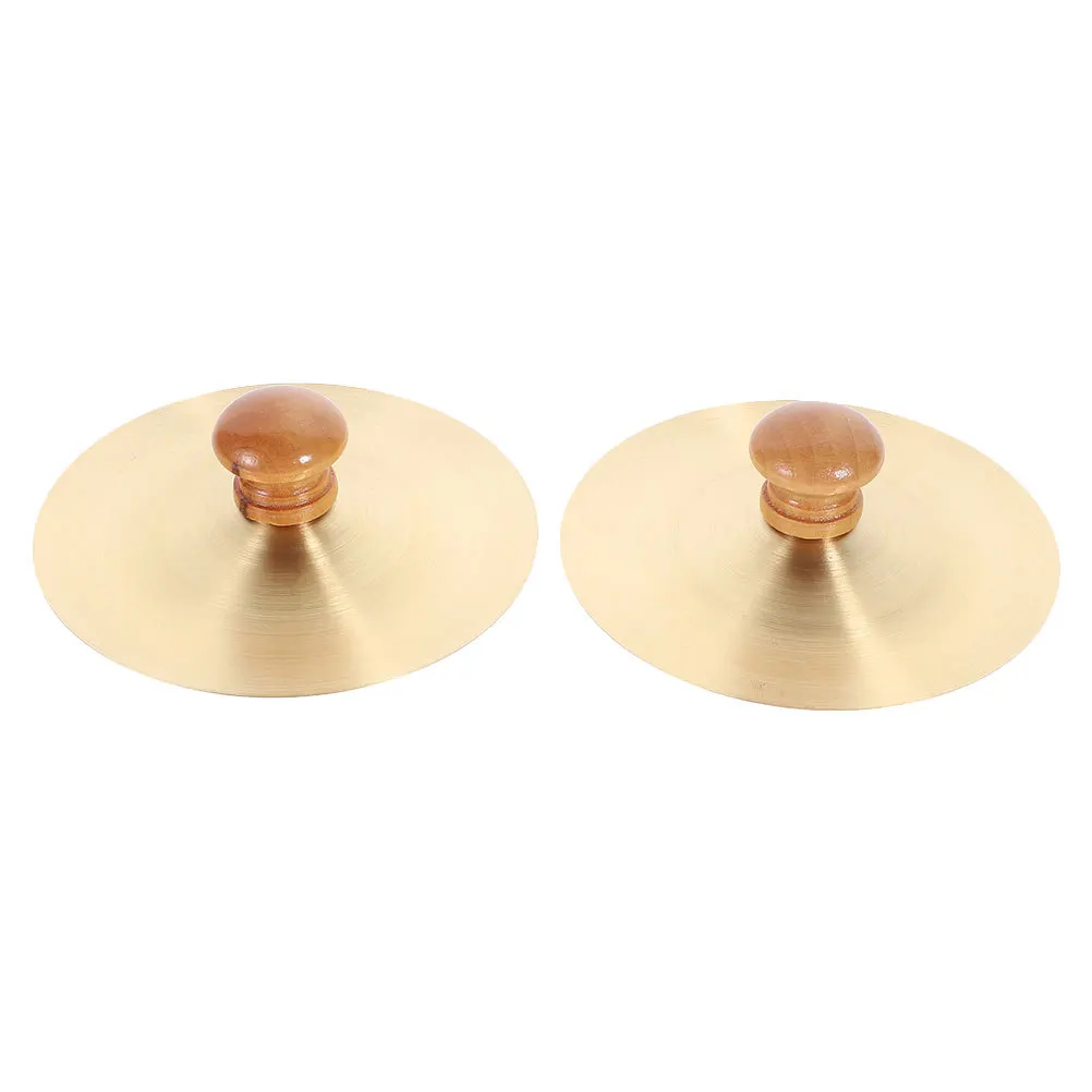 

1 Pair 7Cm Copper Rhythm Cymbals Mini Handheld Finger Cymbals For Dance Parties Cultural Performances Kids Adults Festive