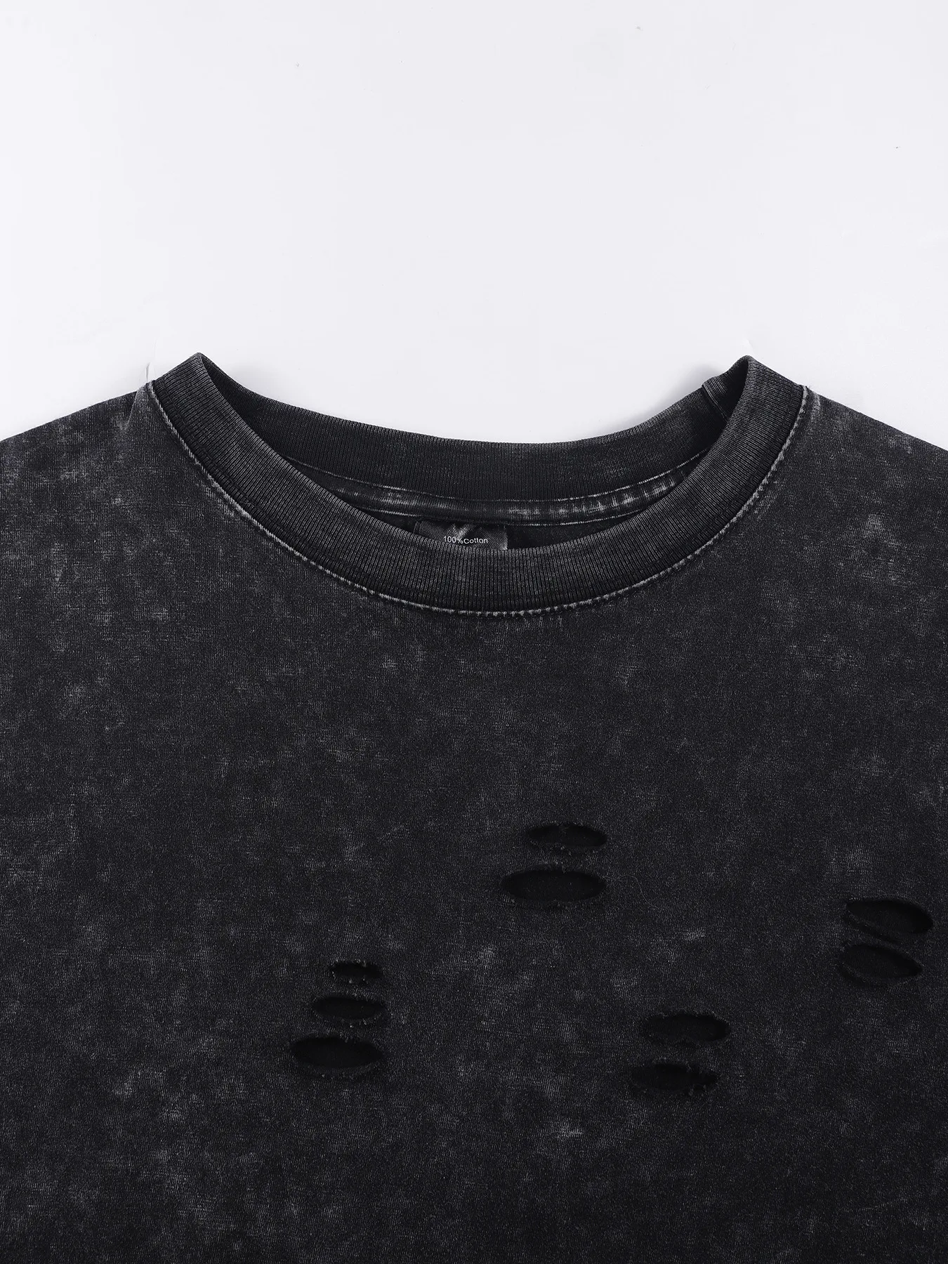 Flügel sind Schmetterlinge der Blumen Design gewaschene weibliche Löcher T-Shirts Sport Casual Tee Sommer weiche Kleidung Baumwolle lose Top