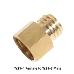 New Soda CO2 Gas Converter Adapter for Sodastream Tr21-4 Female to Tr21-3 Male Thread Quooker Cube Tank Output Copper