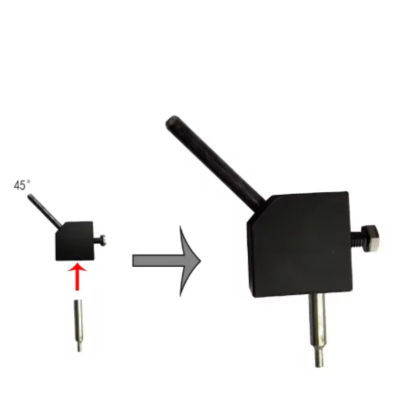 

45 Degree Angle Converter For Gem Faceting Machine Jade Grinding Faceted Manipulator Gemstone Angle Polisher Parts