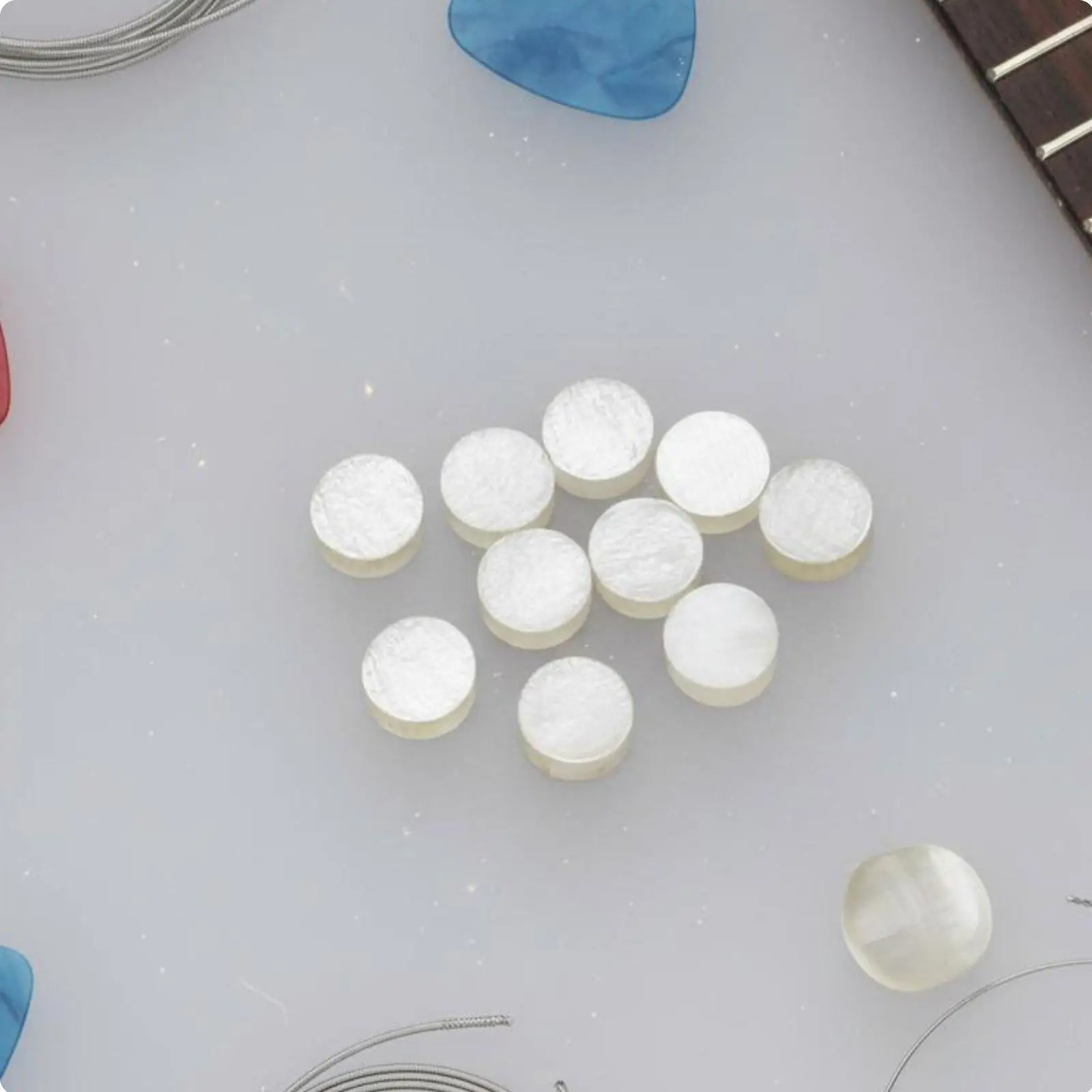 Acrylic Fret Markers for Guitar Neck Inlay Dot Set Precision Fret Position Indicators for Musical Instrument