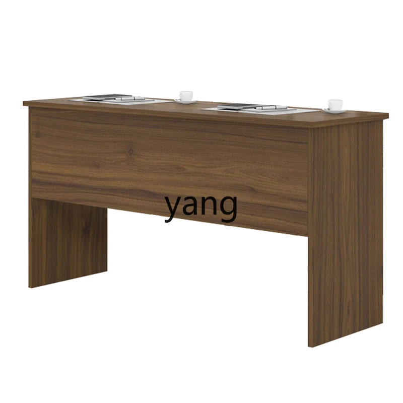 

LTT staff training course desk and chair combination office reception podium