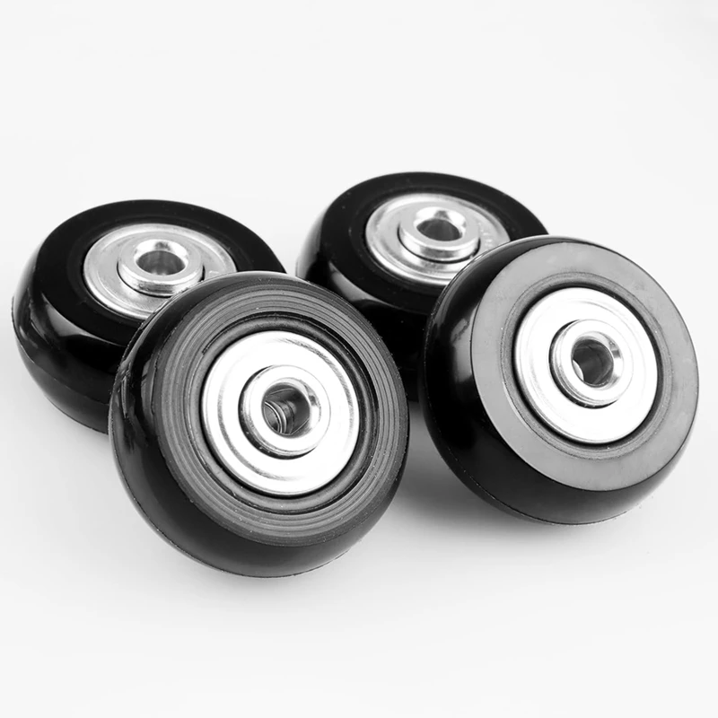 4Pcs Luggage Suitcase Replacement Wheels,Swivel Caster Wheels Bearings Repair Kits Luggage Replacement Wheels