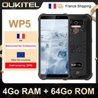 Oukitel WP5 robust telephone waterproof waterproof Android 10.0 smartphone inches screen 8000mah battery 4gb 32gb telephone door