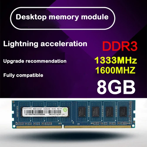 Desmontaje usado DDR3 1333MHz 1600MHz 8GB 1,5 V PC3-10600/PC3-12800 memoria para RAM de escritorio, buena calidad Marca aleatoria