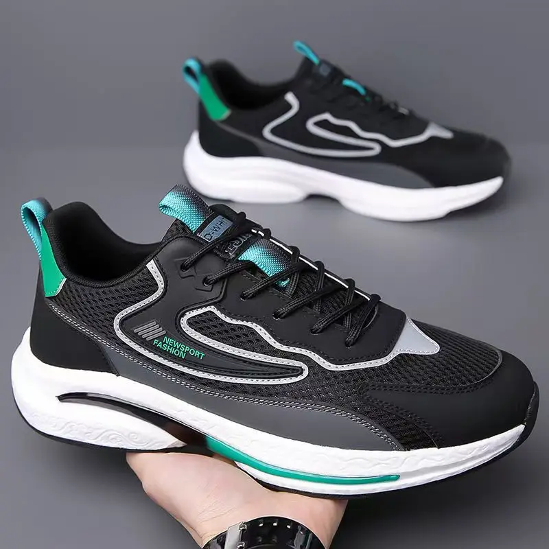 Men Sneakers Comfortable Breathable Men's Mesh Sneakers Soft Sole Casual Running Sports Shoes view 4