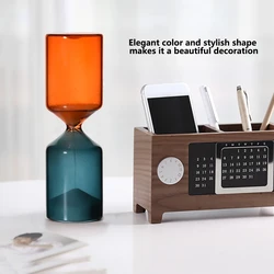 Home Ornament Innovative Unique Shape Sand Clock Home Sand Timer Glass Table Ornament Birthday Gift Sand Clock Table Decoration