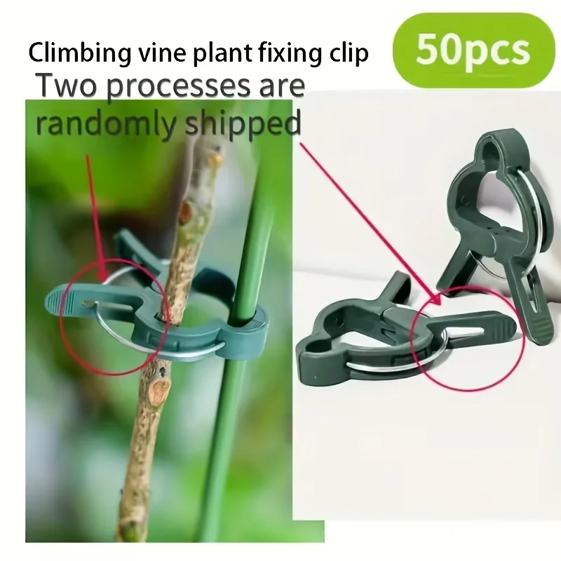 20 Adjustable Plant Support Clips – Essential Gardening Support Tool for Tomatoes, Vines and Flowers