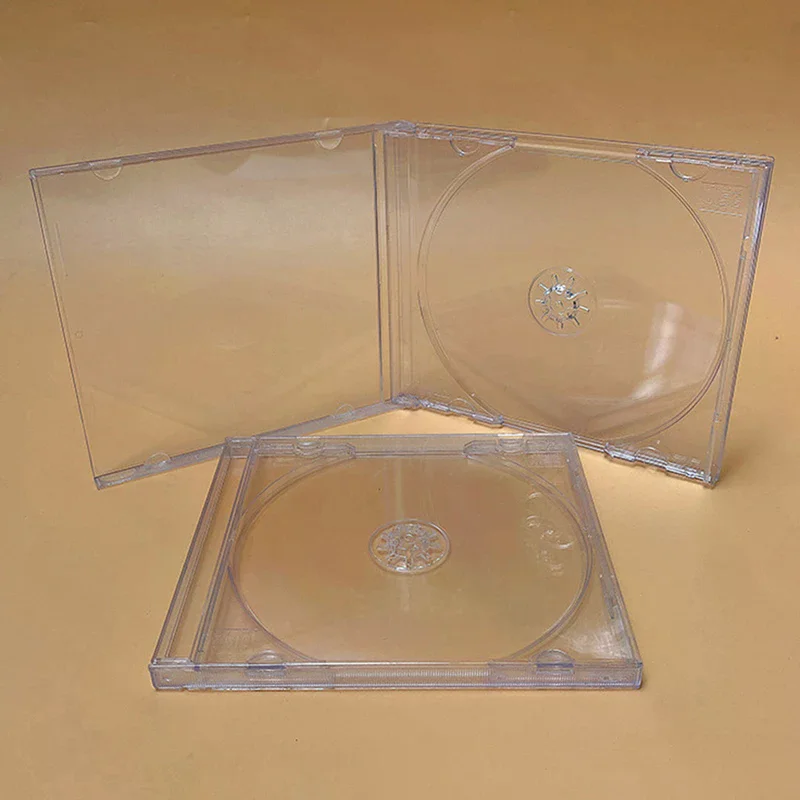 1pcs Case Case, Readstar Transparent Single Piece Disc Cd Thickened Dvd Box, Box Plastic For Daily Use