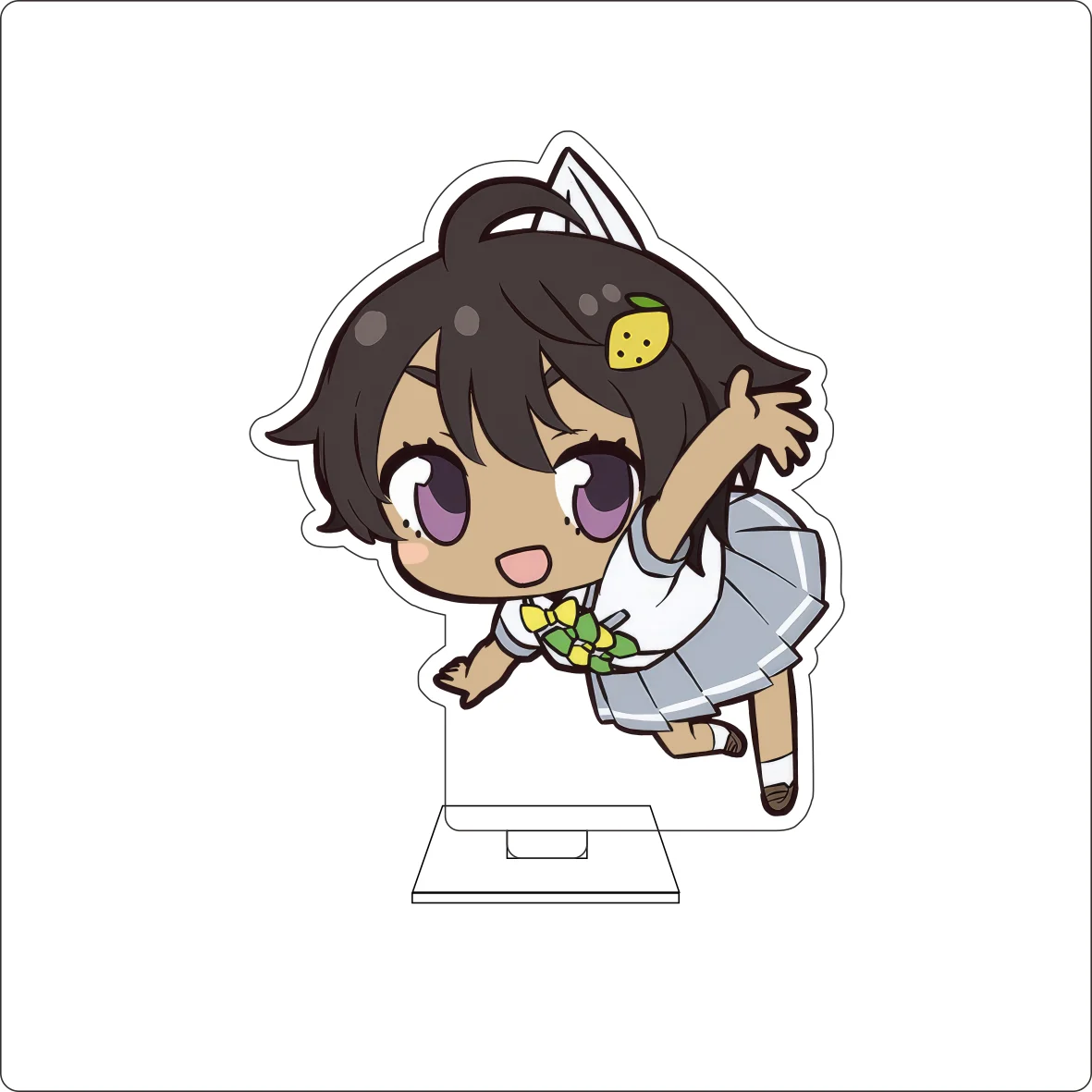 10CM Anime Makeine: Too Many Losing Heroines! Cosplay Cute Acrylic Figure Stand Plate Anna Yanami Ornaments Gifts view 2