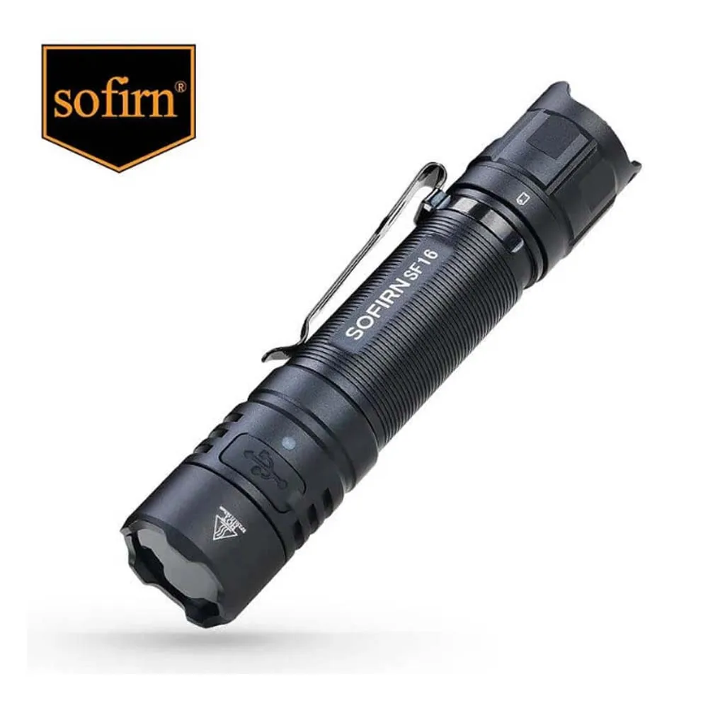 Sofirn SF16 EDC 365nm UV Flashlight SST08 Rechargeable Portable Torch With 18650 Li-ion Battery
