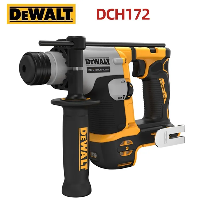 DeWalt Electric Hammer DCH172 Compact Cordless Rechargeable Hammer Drill 5/8 Inch 20V MAX Lithium Hammer Bare Metal