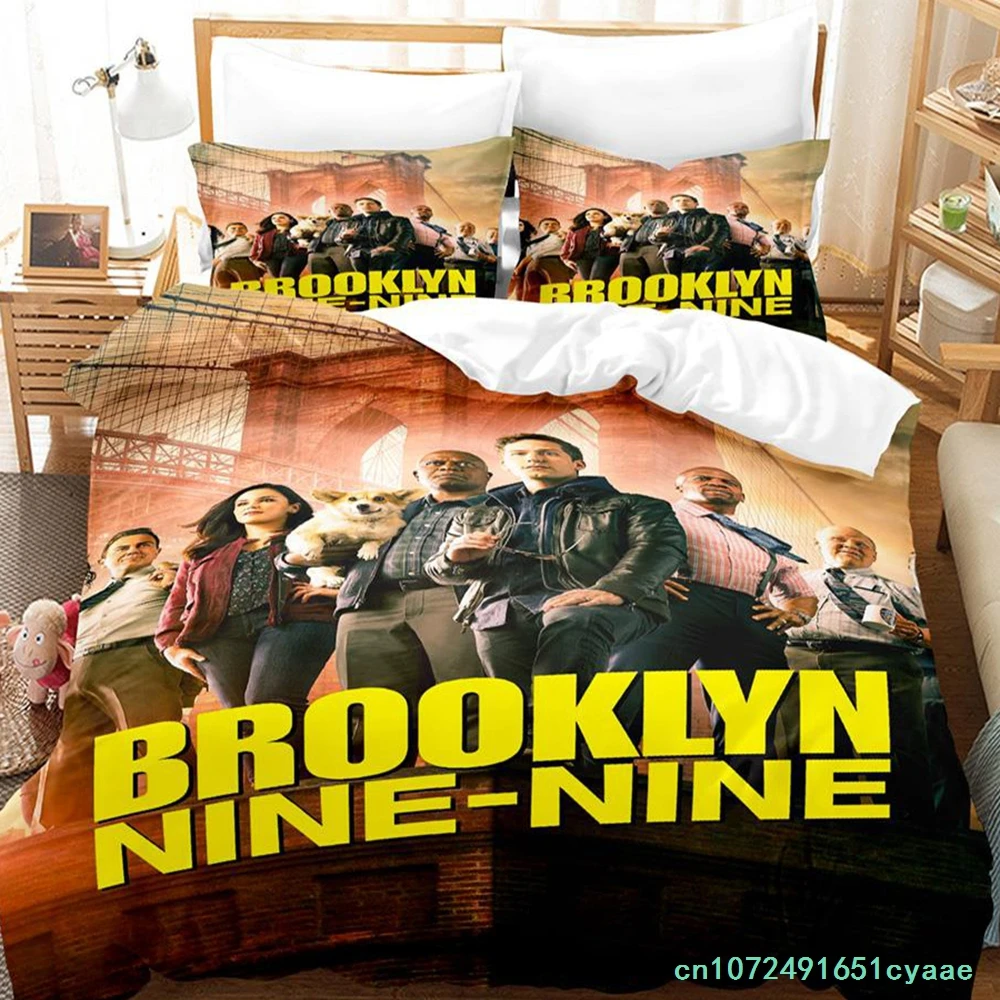 Trend Brooklyn Nine-Nine Bedding Set Single Twin Full Queen King Size Bed Set Adult Kid Bedroom Duvetcover Set Parure De Lit Bed