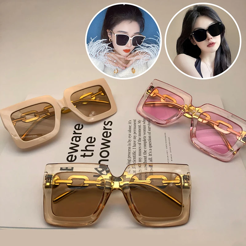 Fashion Large Frame Square Sunglasses New Sunshade Sun Glasses Men Sports Windproof Eyewear