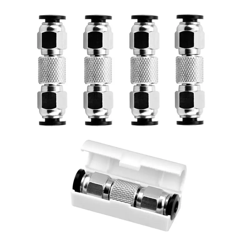 

ABKU-5 шт. соединителей для трубок из PTFE, пневматические коннекторы для 3D-принтеров, для Bambu Lab X1 X1C X1E P1P P1S, Plug and Play