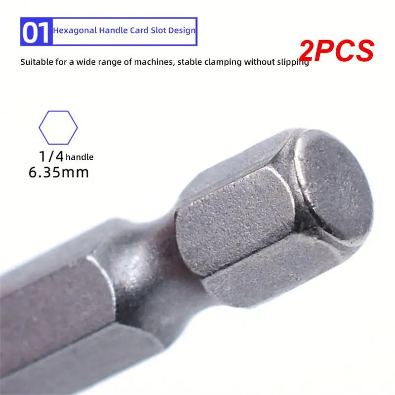 

2 шт., ударная головка с шестигранным хвостовиком, 10 мм