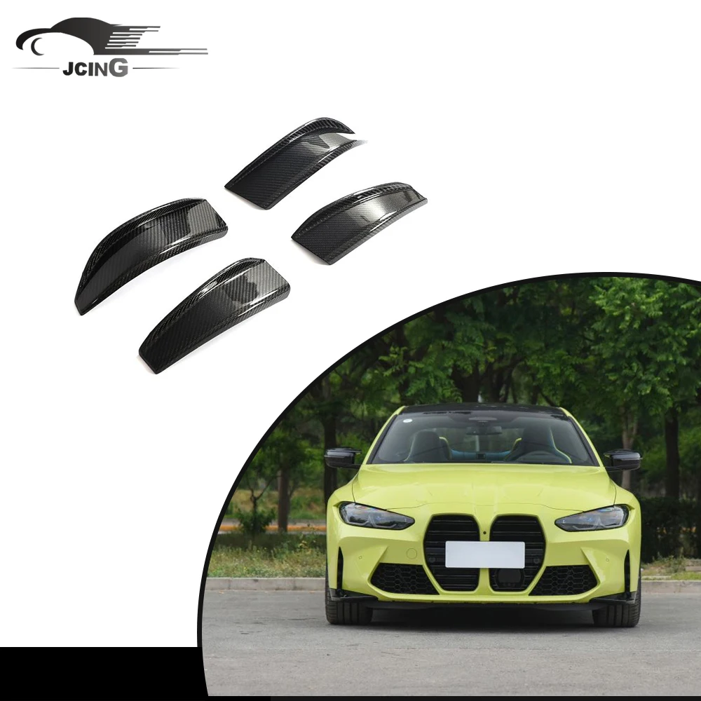 

Carbon Fiber Front Bumper Canards for BMW 3 4Series G80 M3 G82 G83 M4 2D 4-Door 2021-2022