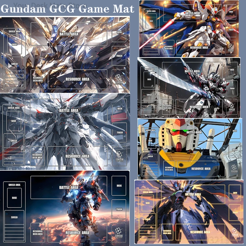 2026 New Gundam GCG Solo Play Mat  DIY Anime Card Game Mat N