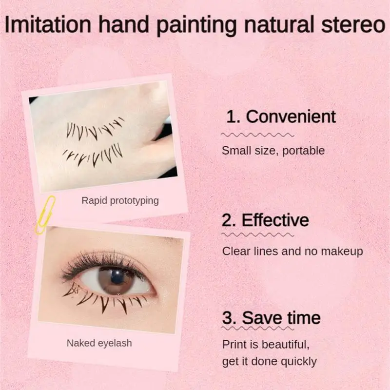 1~5PCS Eyelash Stamp Multi-function Lower Eyelashes Exercise One Printing Molding Silicone Make-up Demand Makeup Tools