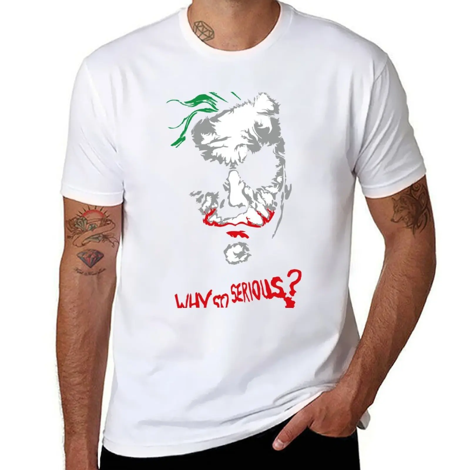 

Why so Serious... Guasón T-Shirt man graphic t shirt funny t shirts man T-Shirt