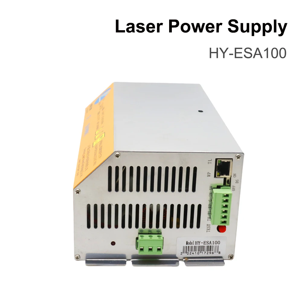 Alimentation Laser CO2 série 100-120W HY-ESA100 Es pour Machine de découpe et gravure Laser CO2