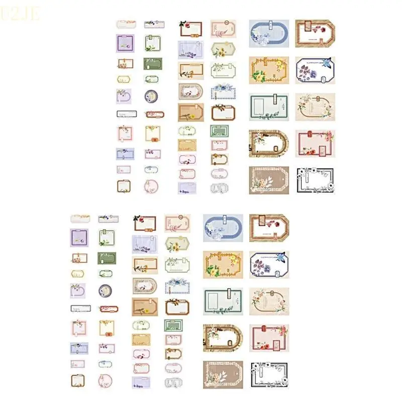 U2je 100 листов эстетические скрапбукинг декоративные бумажные журналы поставки украшения для журнала «Планировщик»