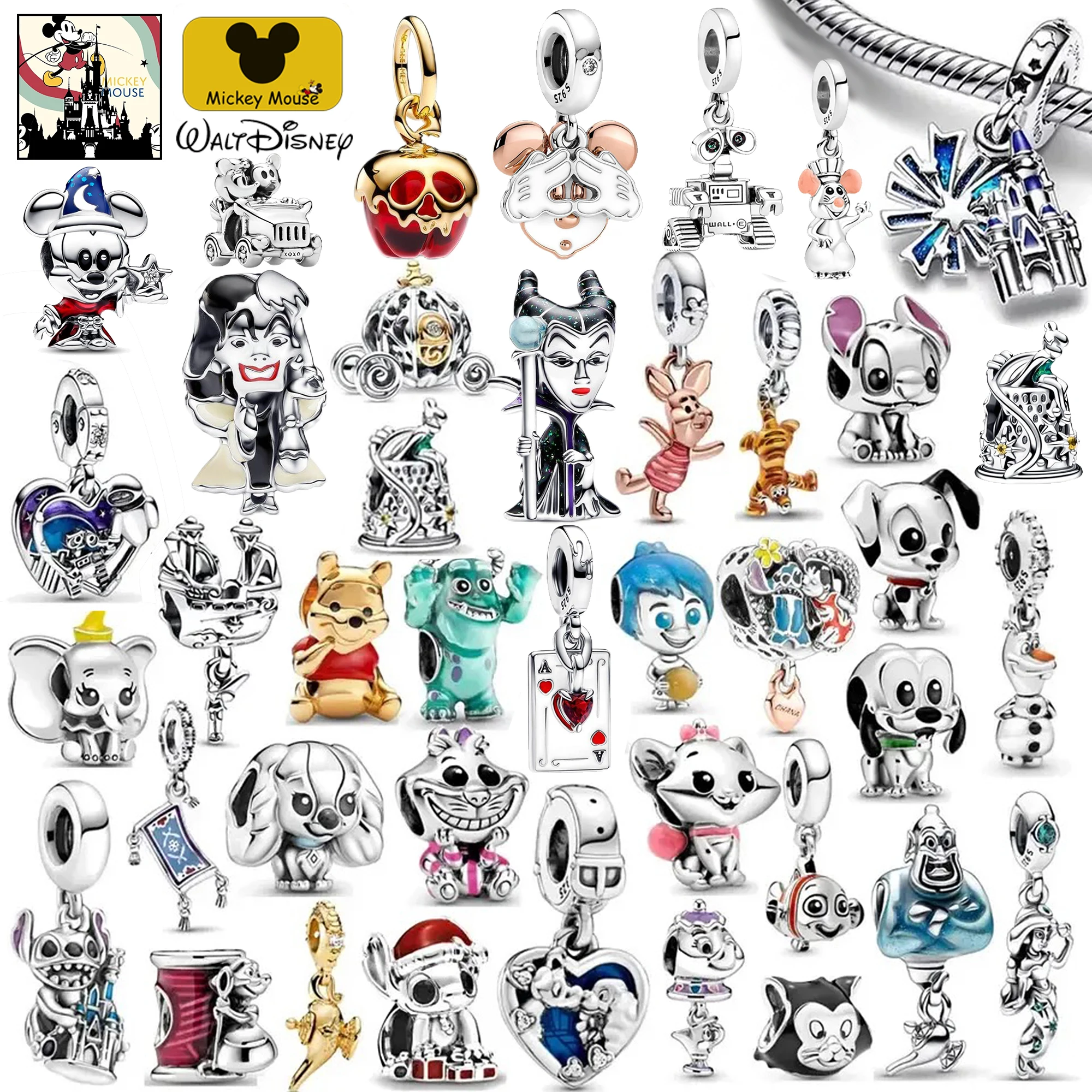 hot sale Disney Clownfish Charm Charms 925 sterling silver Charms Beads Suitable For 925 Original Bracelet beads jewelry