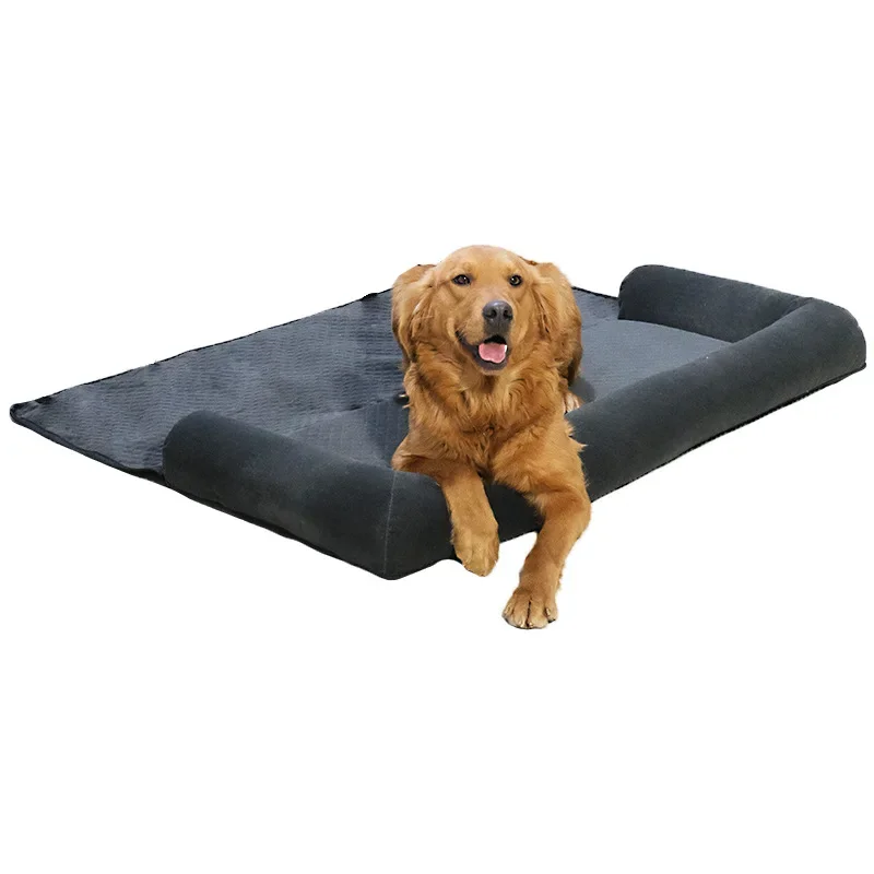 Large Car mounted nest Pet travel seats pad seat car cushion Rear anti dirt mat Waterproof Golden Retriever Dog Nest