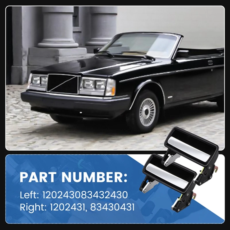 

For Volvo 142 164 240 245 260 262 Car Front Rear Outside Exterior Door Handle 1202430,1202431,83432430 83430431