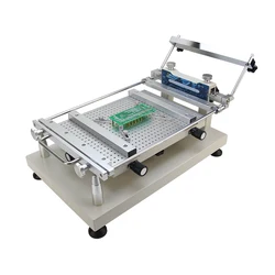 PTR-C300 High Precision Frameless Solder Paste Printer Machine Desktop Manual Pcb Stencil Printer 300x400mm For Pcb Production